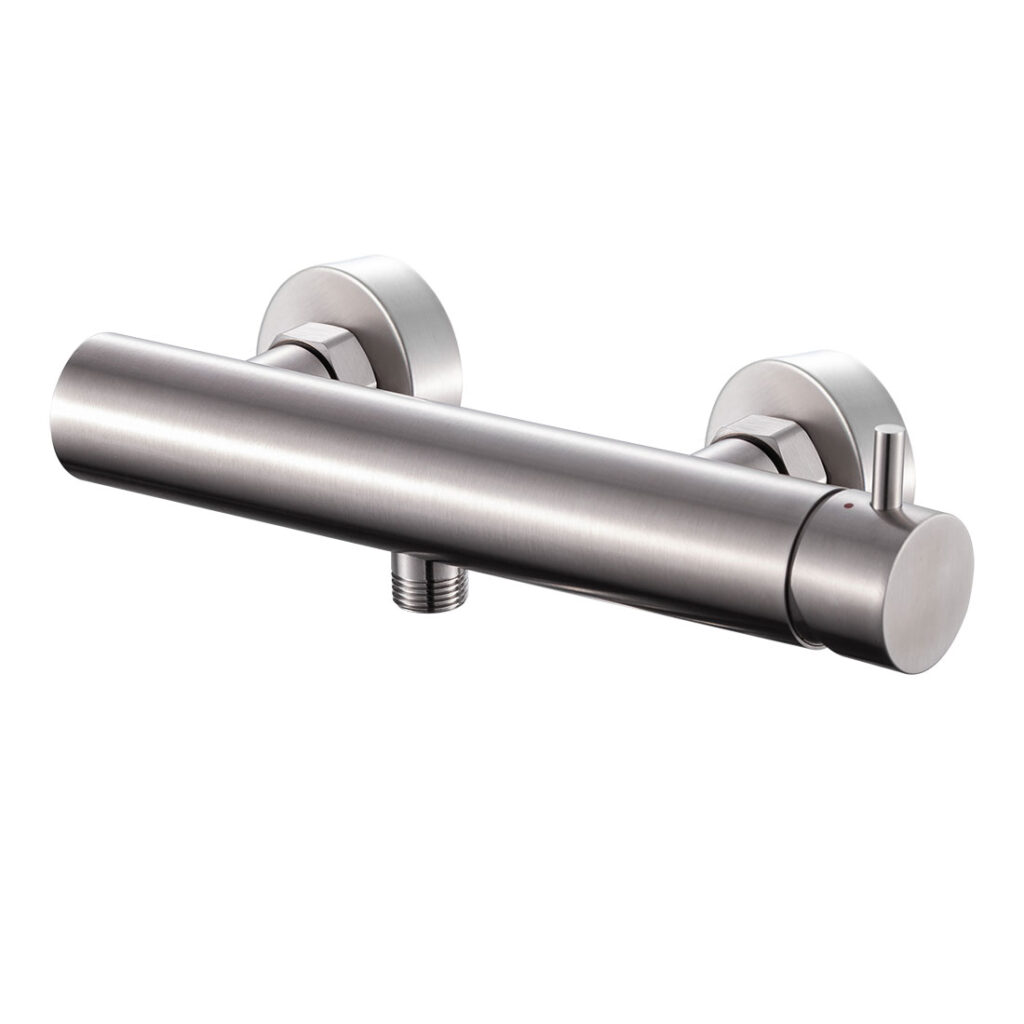 Miscelatore doccia esterno acciaio