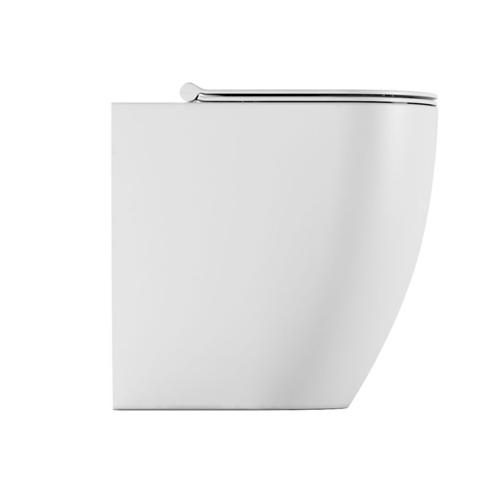 SK3 50 Vaso bianco lucido pavimento