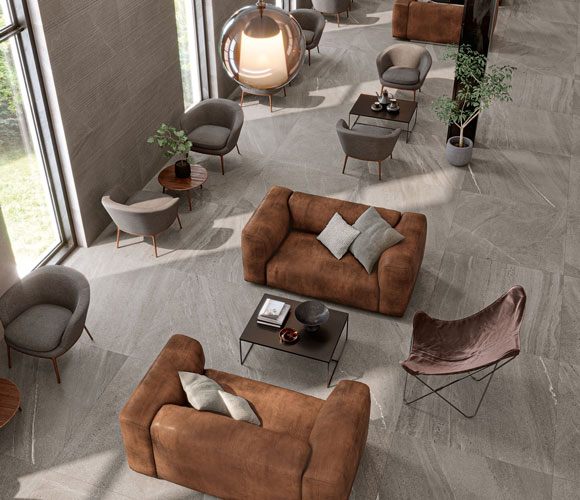 Area pubblica pavimenti